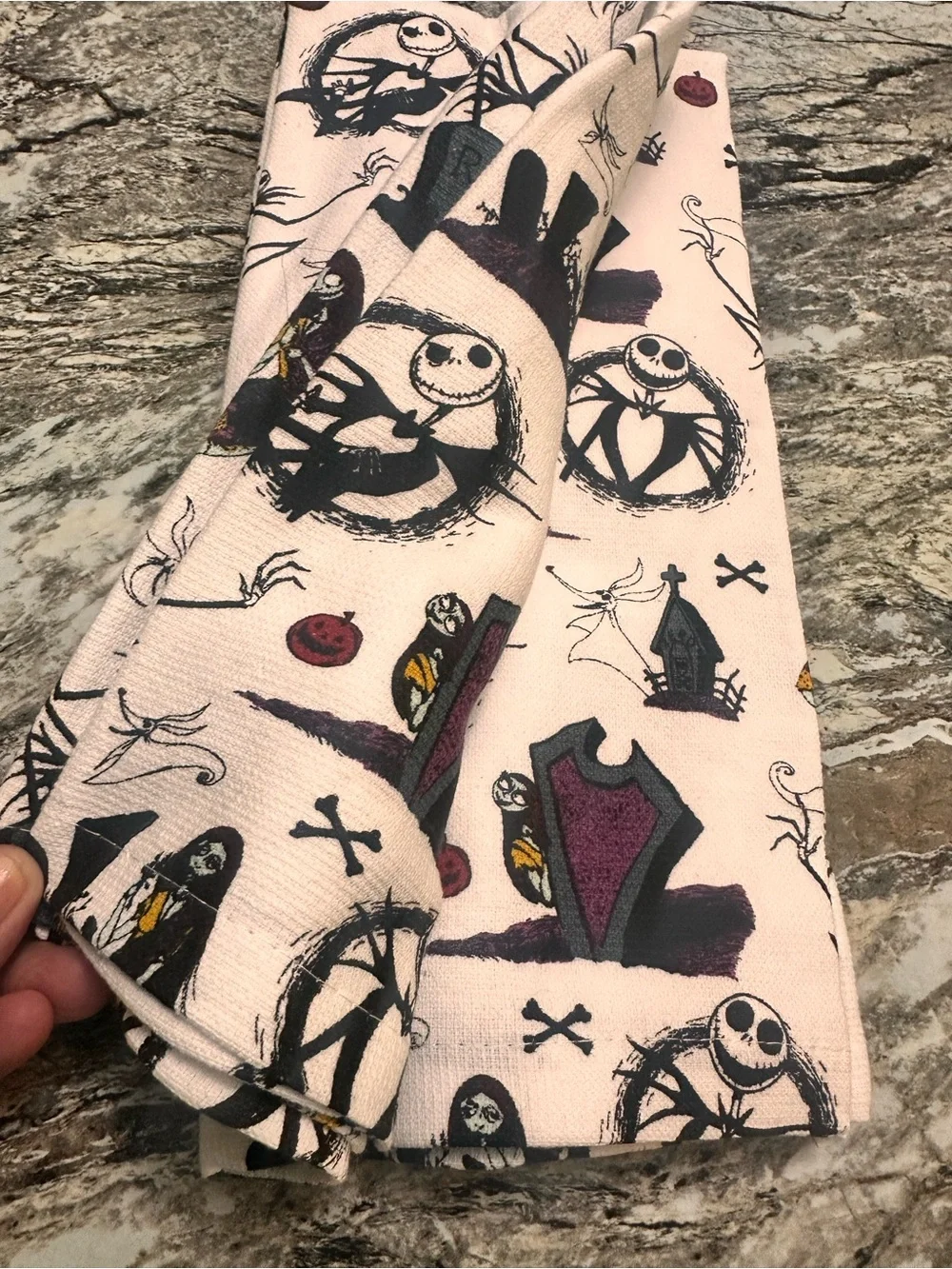 Disney The Nightmare Before Christmas Kitchen Towel set Jack & Sally